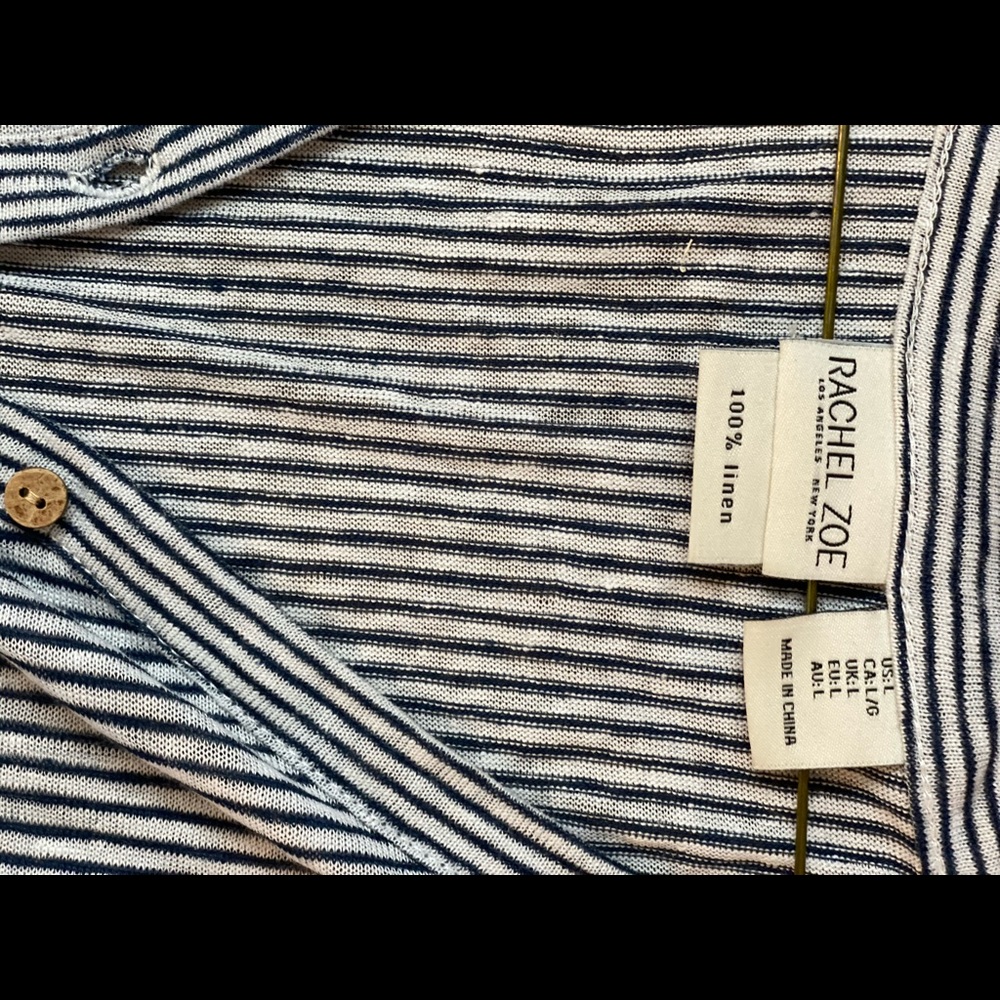 NWOT Rachel Zoe linen tank